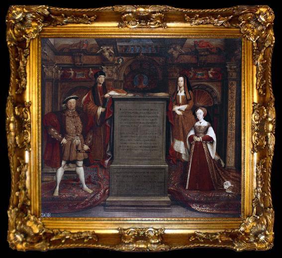framed  Leemput, Remigius van Henry VII and Elizabeth of York (mk25), ta009-2